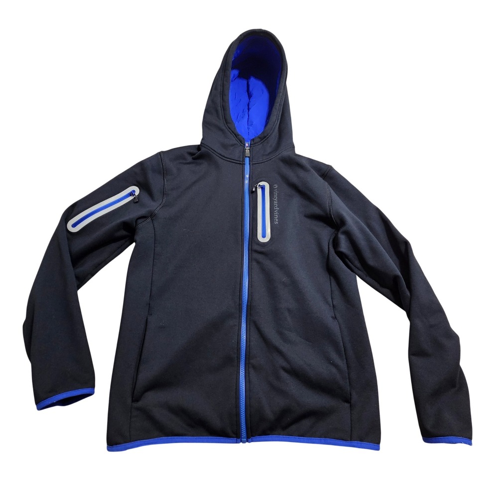 Vineyard Vines Full Zip Tech Sailing Hoodie Medium Performance Jacket 1K1126